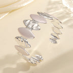 Women Open Bangle with Unique Textured Design