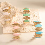 Ladies Open Bangle made of noble metal with elegant motif