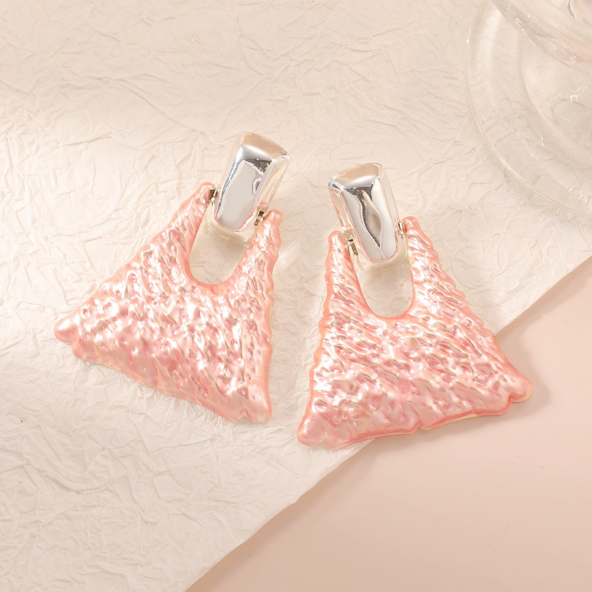 Women's earrings in artistic design