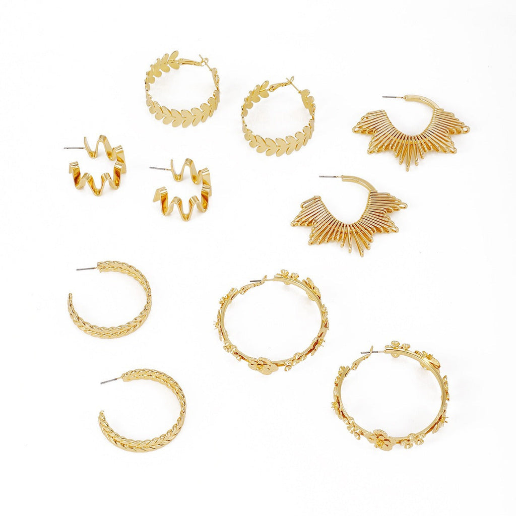 Women artistically designed hoops