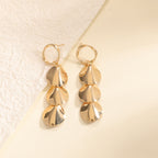 Women Hanging Earrings with Elegant Shell Design
