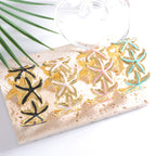 Ladies Open Cuff Bracelet with Expressive Star Motif