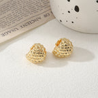 Women's Ear Clips with Elegant Pattern