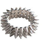 Women's bracelet with spikes