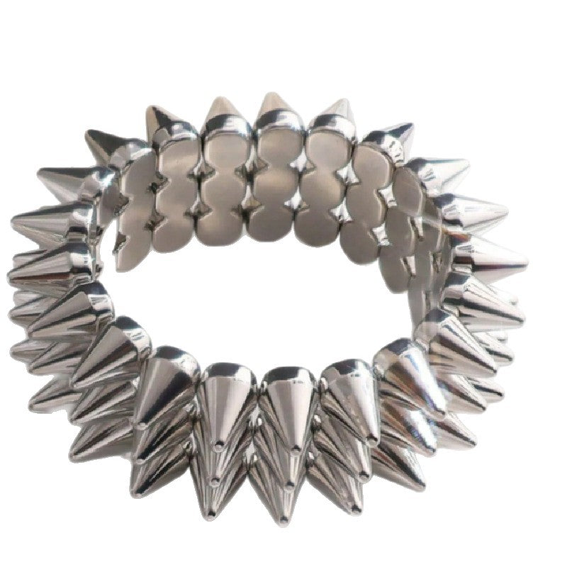 Women's bracelet with spikes