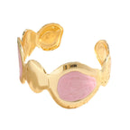 Ladies Open Bangle with Artistic, Curved Design
