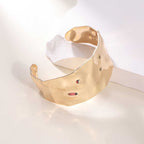 Ladies Open Cuff Bracelet with Artistic, Organic Design