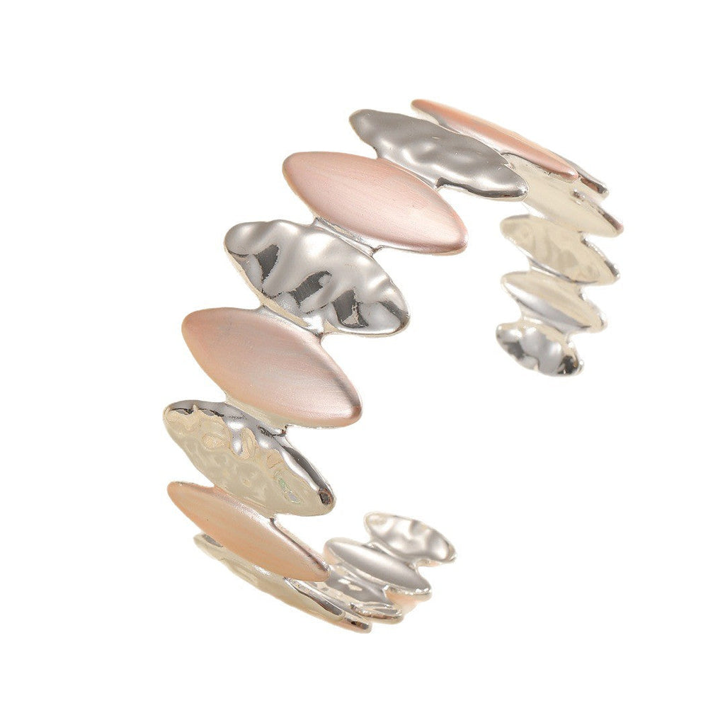 Women Open Bangle with Unique Textured Design