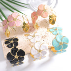 Ladies cuff bracelet with elaborate flower pattern