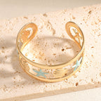 Ladies bracelet with intricate starfish design