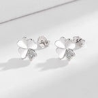 Ladies earrings in modern floral design