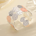 Ladies Open Bangle with Intricate Circle Design
