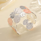 Ladies Open Bangle with Intricate Circle Design