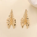 Women Hanging Earrings in Elegant Leaf Design