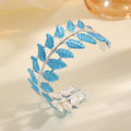 Ladies bracelet in elegant leaf design
