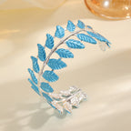 Ladies bracelet in elegant leaf design