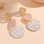 Women's Hanging Earrings with Modern Geometric Design