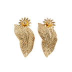 Ladies bangle with elaborate leaf design