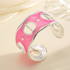 Women Open Bangle with Modern, Transparent Design