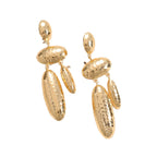 Women Hanging Earrings with artistic, three-dimensional design