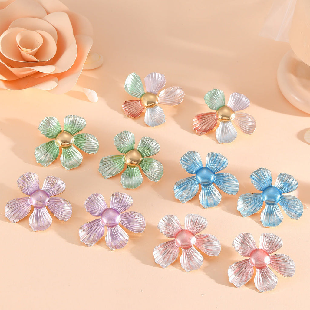 Women's Hair Clips in Artistic Flower Motif