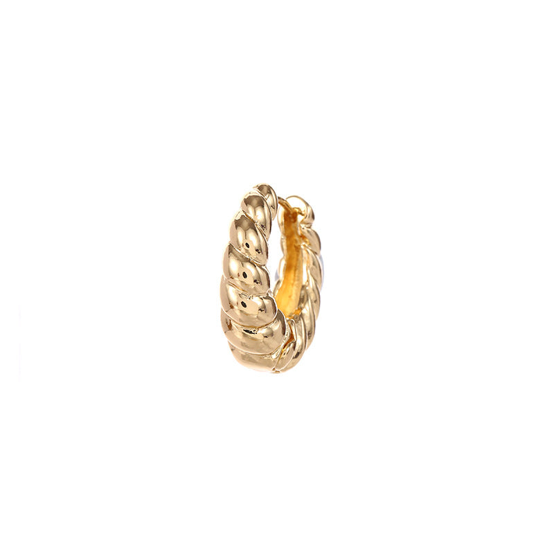 Women's hoops in modern bamboo design
