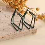 Women Geometric Earrings made of high-quality metal