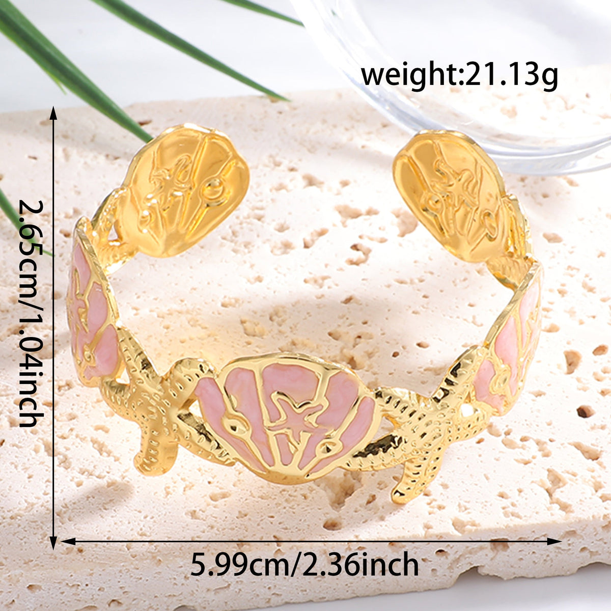 Ladies Elegant Wave-Shaped Bracelets