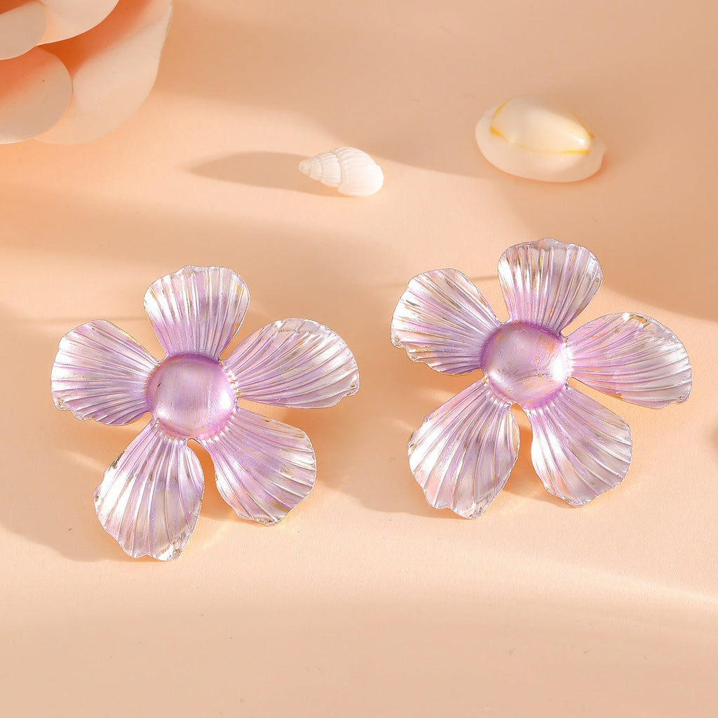 Women's Hair Clips in Artistic Flower Motif