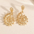 Ladies earrings in shell design