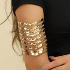 Women's hair accessories with shiny, curved elements