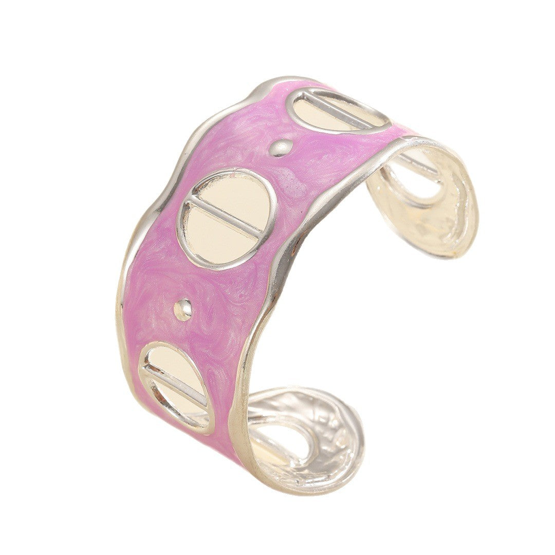 Women Open Bangle with Modern, Transparent Design