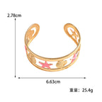 Ladies bracelet with intricate starfish design