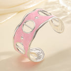 Women Open Bangle with Modern, Transparent Design