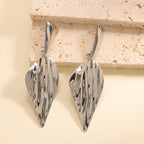 Women's Hanging Earrings in Stylish Leaf Design