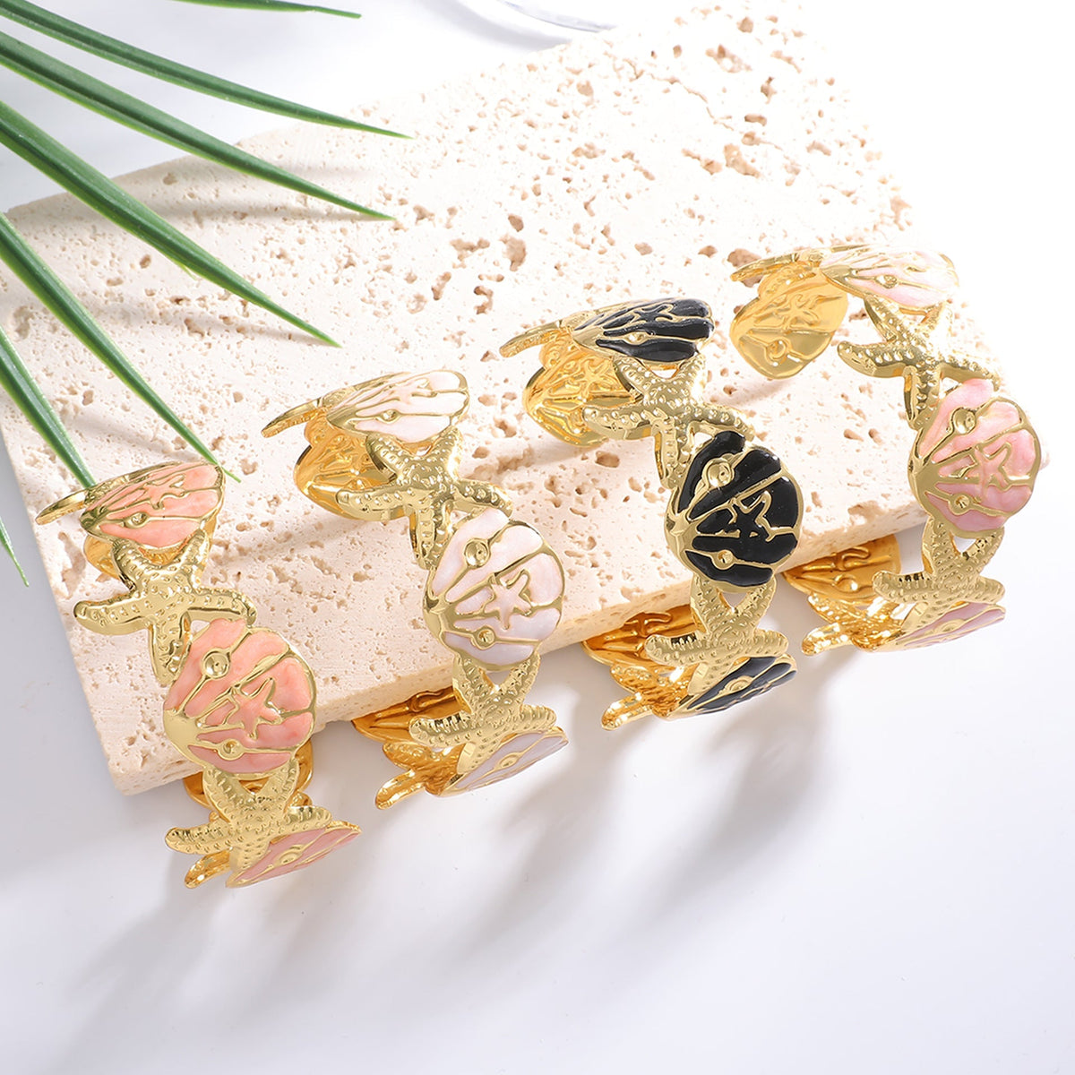 Ladies Elegant Wave-Shaped Bracelets