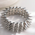 Women's bracelet with spikes