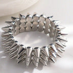 Women's bracelet with spikes