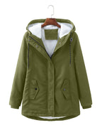 Luxurious women's winter coat