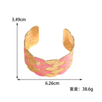 Ladies bracelet with intricate floral design