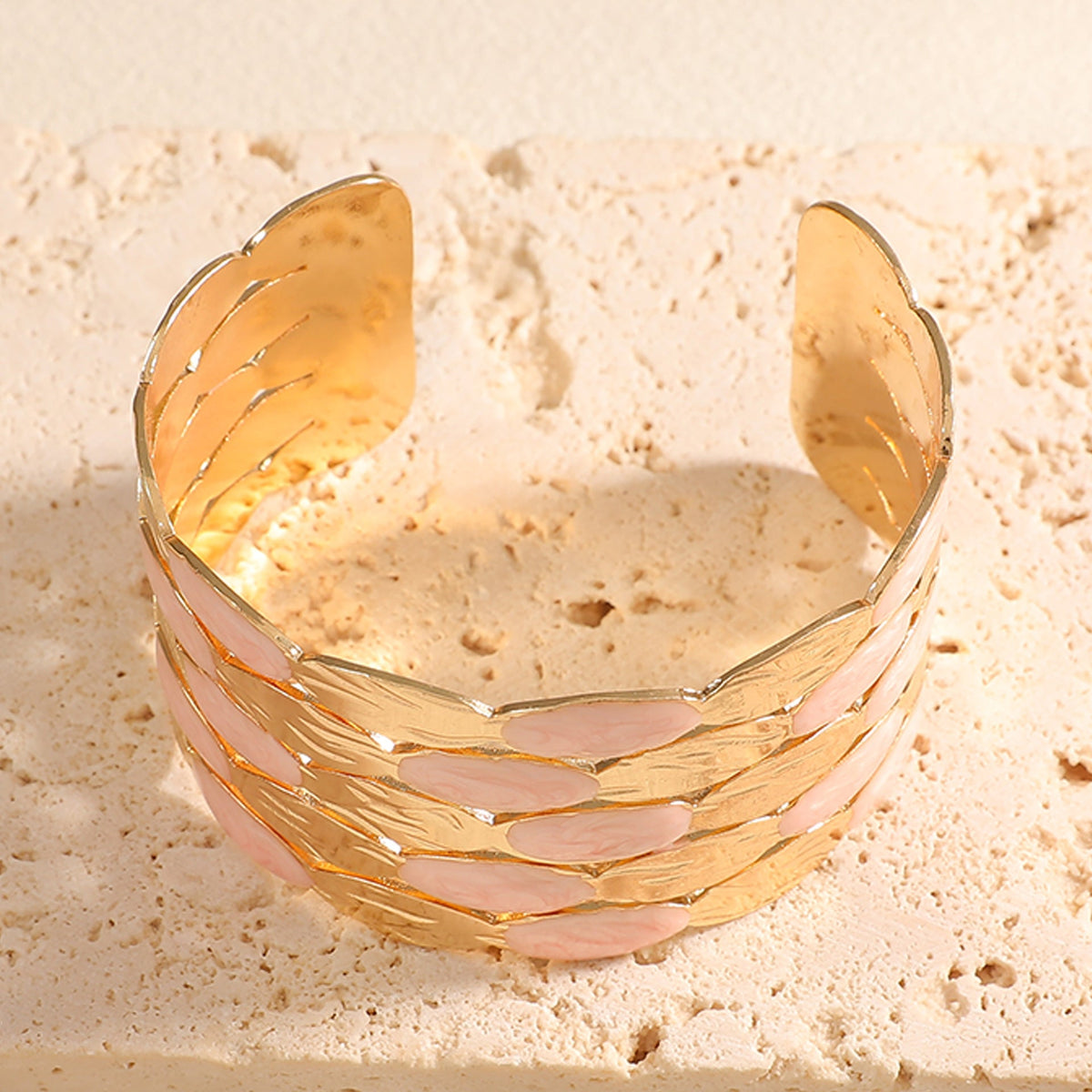 Ladies bracelet with intricate floral design