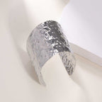 Women's Open Bangle with Elegant Wave Design