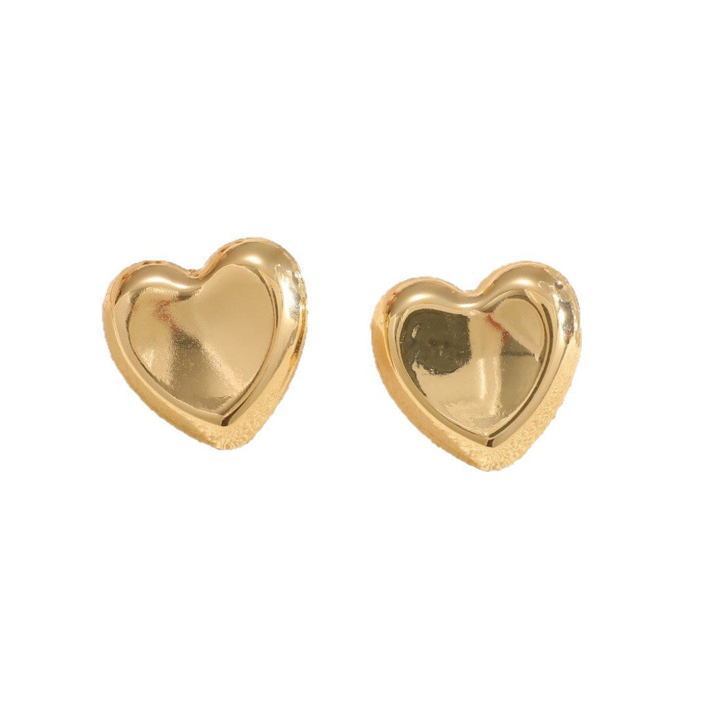 Women's Open Bangle with Elegant Heart Shape