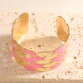 Ladies bracelet with intricate floral design