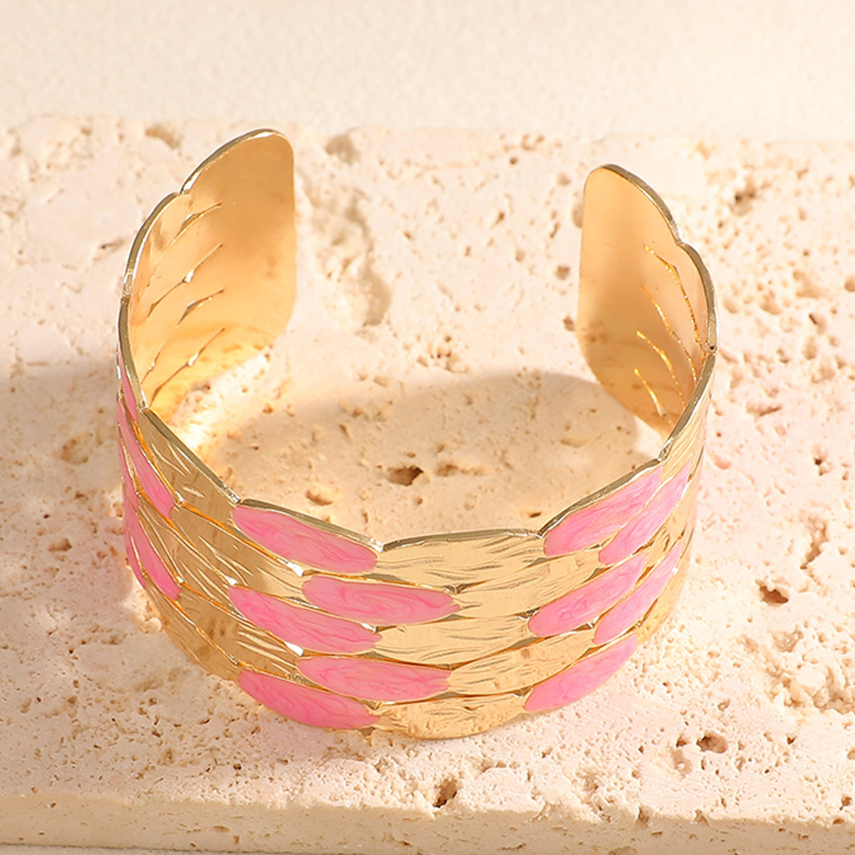 Ladies bracelet with intricate floral design