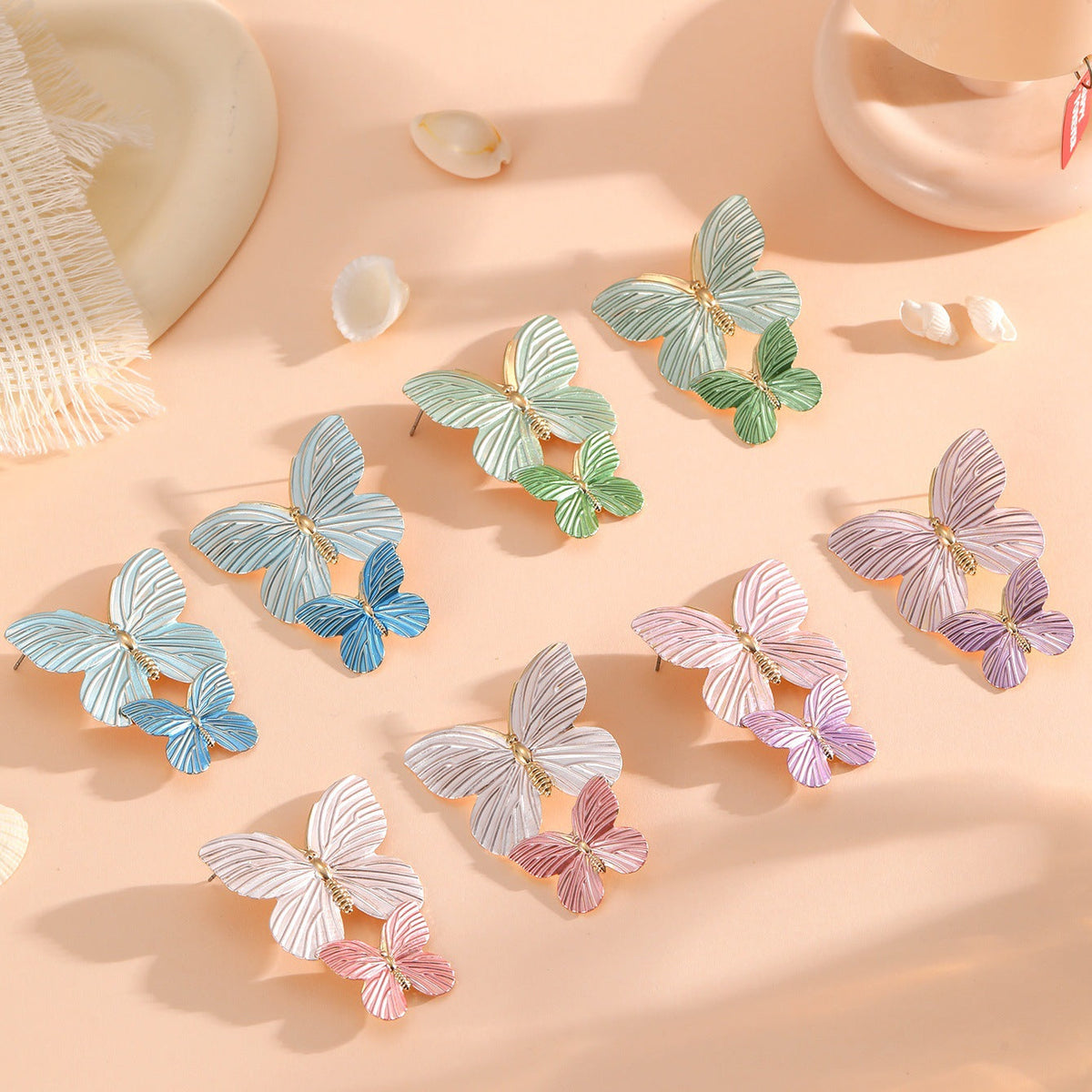 Ladies' brooches in elegant butterfly design