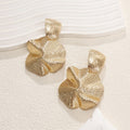 Women's earrings in artistic, structured design