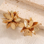 Women's hair clips in luxurious leaf design