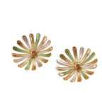 Women’s Flower Earrings in Modern 3D Design