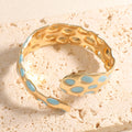 Ladies Open Bangle in Elegant Snake Design